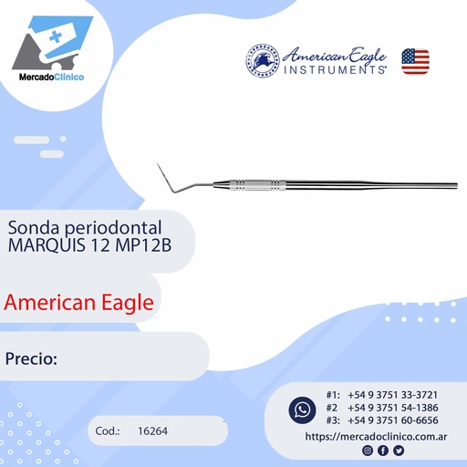 [16264] Sonda periodontal  MARQUIS 12 MP12B - American Eagle